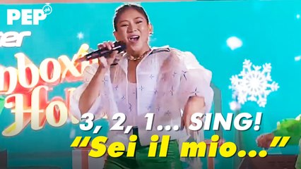 Sing-along with Sarah Geronimo to the Italian lyrics of "Cuore"