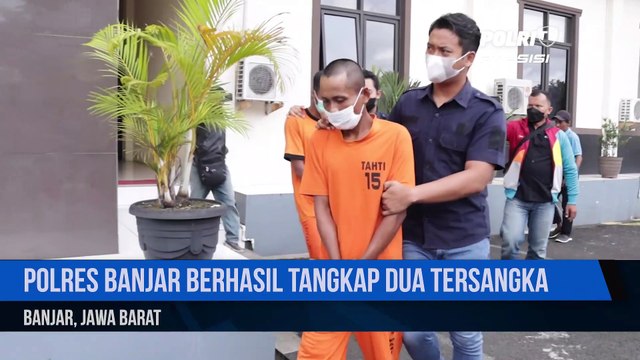 Polres Banjar Polda Jabar Tangkap 2 Pria Pencabulan Gadis 14 Tahun