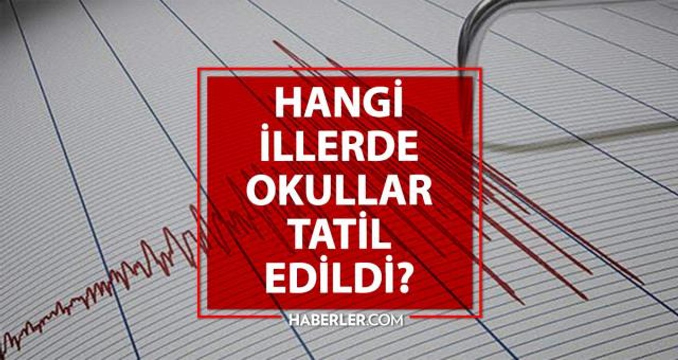 Hangi illerde okullar tatil edildi? Bugün okul var mı, yok mu? Okullar tatil edildi mi?