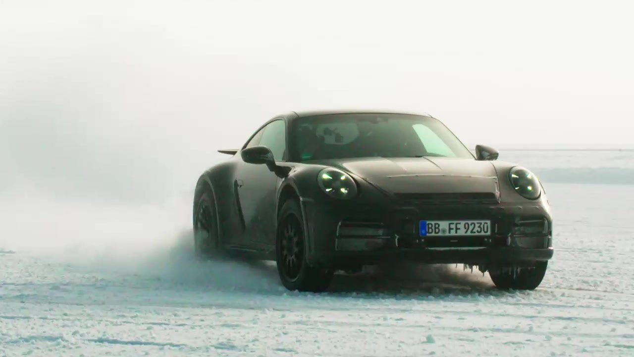 Erprobung des Porsche 911 Dakar