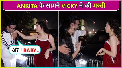 Aww! Vicky Jain Gives Hand Kiss To Wife Ankita Lokhande Late Night Masti On Road