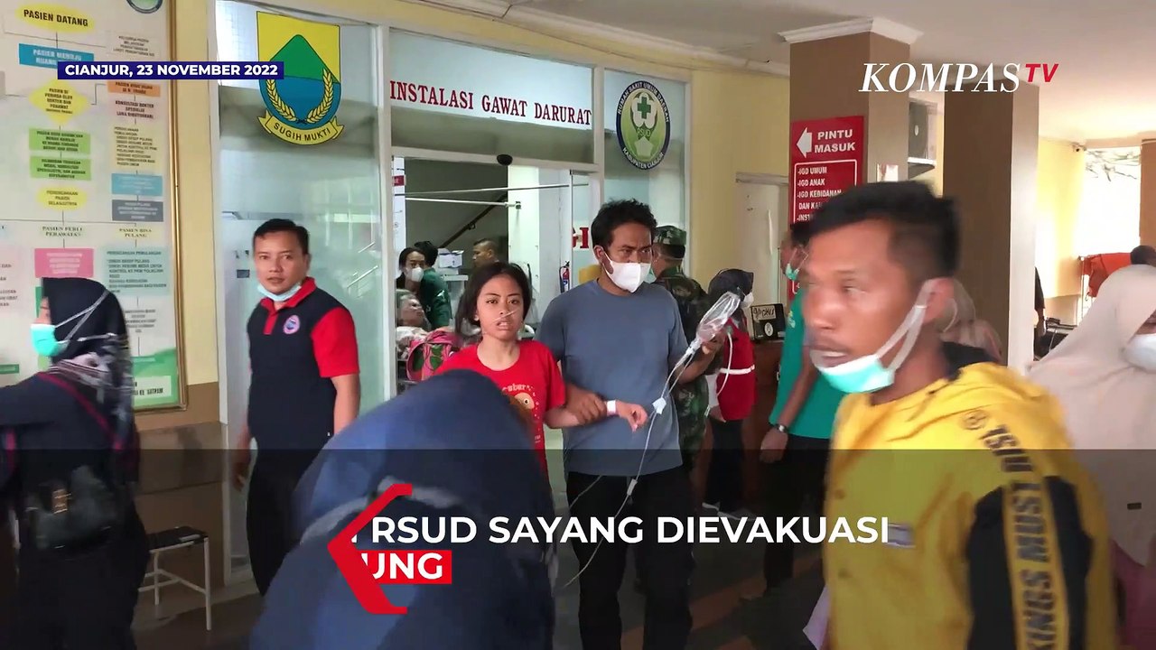UPDATE! Gempa Susulan Kembali Dirasakan Pasien RSUD Sayang Cianjur