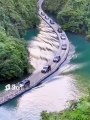 Bridge floating on water and vehicles on the bridge #shorts #viral #shortsvideo #video #innovationhub