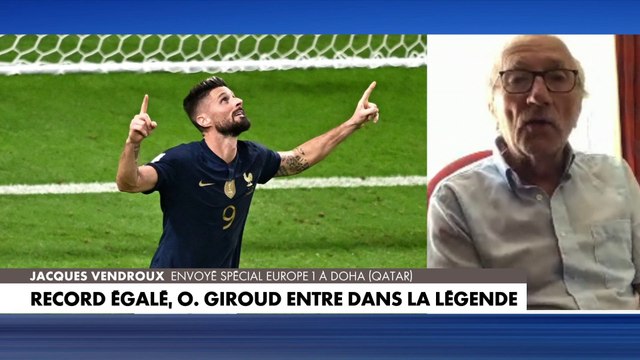 Jacques Vendroux : «Olivier Giroud va battre le record de buts en équipe de France»