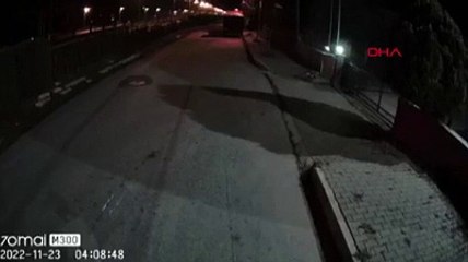 Düzce'deki deprem güvenlik kameralarına yansıdı