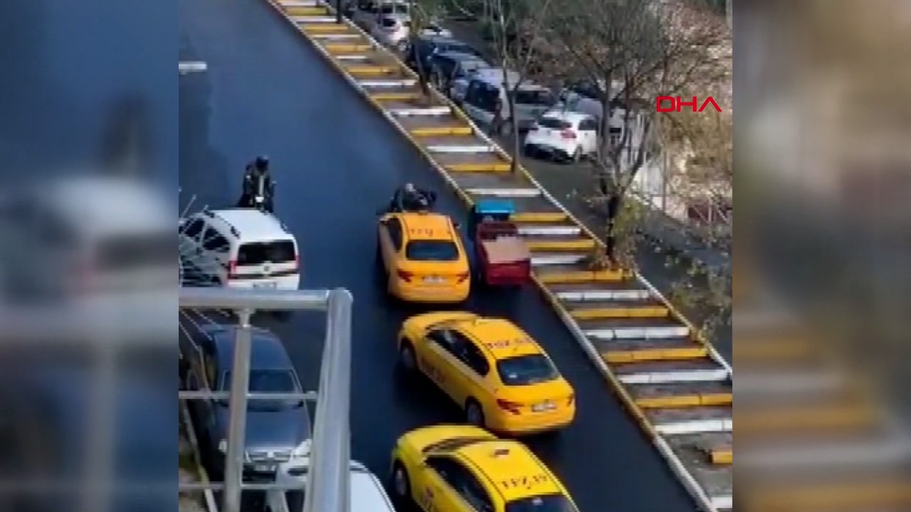 Şişli'de tekme tokat yol verme kavgası