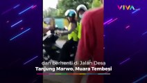 Aksi Anarkis Oknum Polisi 'Hajar' Sopir Truk Batubara