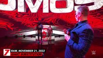 wrestling Top 10 Raw moments- WWE Raw Top 10, Nov. 21, 2022