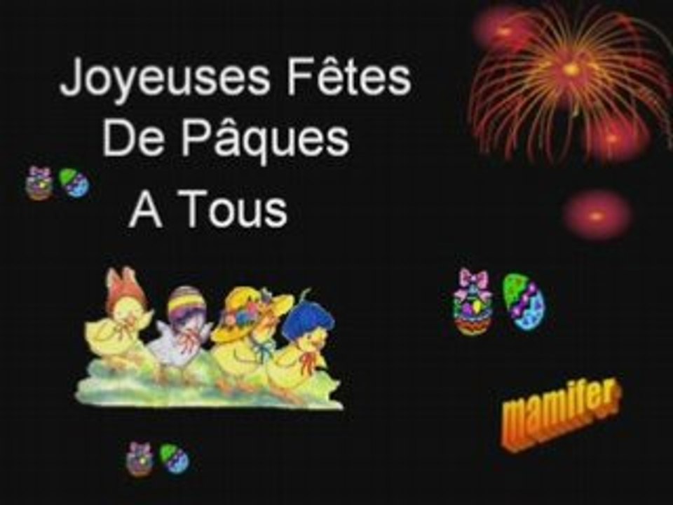 Joyeuses fetes de paques