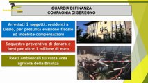 Fisco, due arresti e sequestri per 1 milione in Brianza