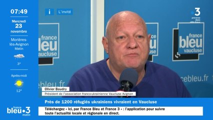 Olivier Baudry, président de l'association franco-ukrainien Vaucluse Avignon