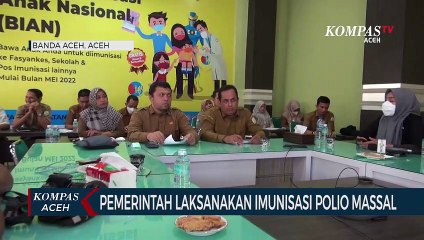 Pemerintah Laksanakan Imunisasi Polio Massal