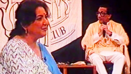 When Tabassum Interviewed Balasaheb Thackeray LIVE On Stage