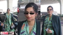 Sonam Kapoor Stylish Look में निकली काम पर, Mumbai Airport पर ऐसे हुई Spot, Video Viral! FilmiBeat
