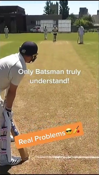 Only Proper Batters will understand!#Criacket match