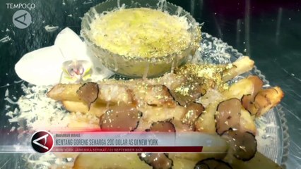 Penampakan Kentang Goreng Termahal di Dunia Seharga 200 Dolar