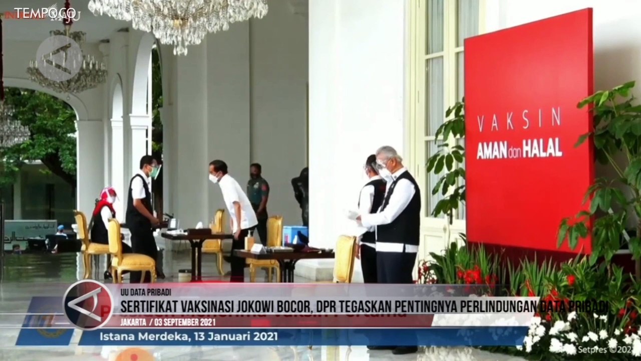 Data Pribadi Sertifikat Vaksin Milik Jokowi Bocor di Dunia Maya