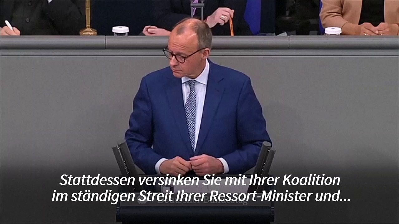 Merz: Regierung hat 'historische Chance' zu Veränderung verpasst