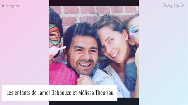 Jamel Debbouze et Mélissa Theuriau filmés avec leurs enfants, leur aîné Léon hilarant : Quand tu vas aux toilettes...