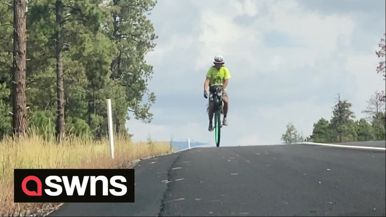 Man raises $30,000 for charity by riding 2,400 miles across the United States on UNICYCLE