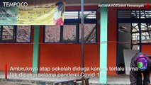 Selama Pandemi Tak Digunakan, Atap Gedung SDN Otista Bogor Ambruk