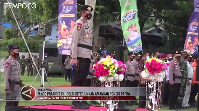 Sebanyak 9.490 Prajurit TNI dan Polri Dikerahkan Selama PON XX Papua
