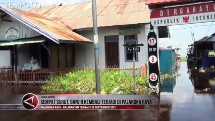 Sempat Surat, Banjir Kembali Melanda Palangkaraya