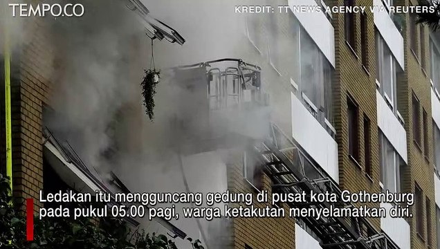 25 Orang Terluka, 100 Dievakuasi usai Ledakan di Blok Apartemen di Swedia