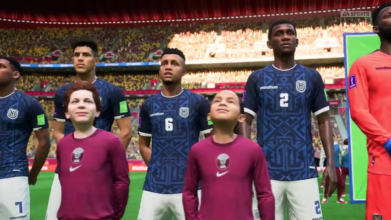 FIFA 23_ WC2022 _ Qatar vs Ecuador _ Fifa world cup 2022 4KUHD 60FPS