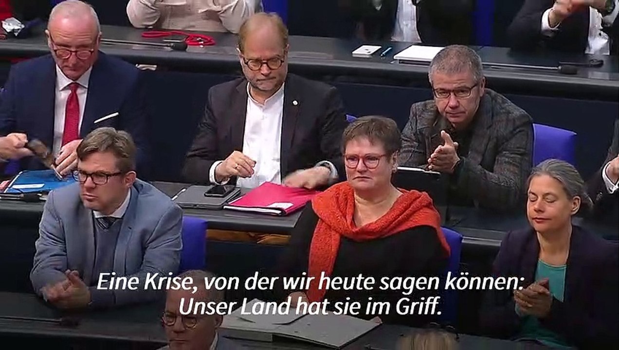 Scholz: Deutschland hat die Krise im Griff