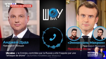 Deux humoristes russes piègent le président polonais en se faisant passer pour Emmanuel Macron