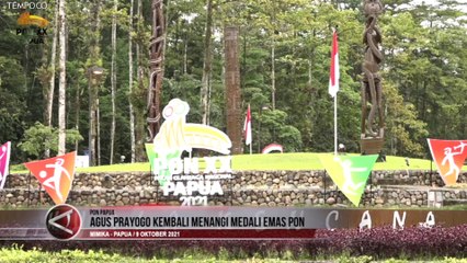 Скачать видео: Agus Prayogo Raih Medali Emas di Kategori Lari Marathon Putra