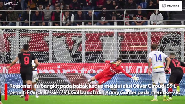 AC Milan vs Verona: Skor 3-2, Kemenangan Dramatis Rossoneri