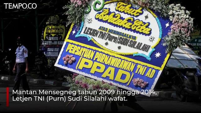 Mantan Mensegneg Zaman SBY, Sudi Silalahi Meninggal Dunia