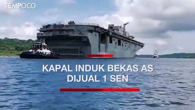 Angkatan Laut AS Jual Dua Kapal Induk Bekas Seharga 1 Sen Per Kapal