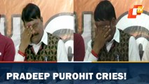 BJP leader Pradeep Purohit breaks down during press meet, makes explosive statement