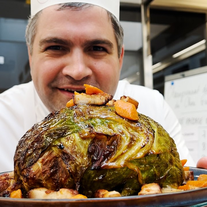 Gaël Radigon participe au premier championnat de France de chou farci