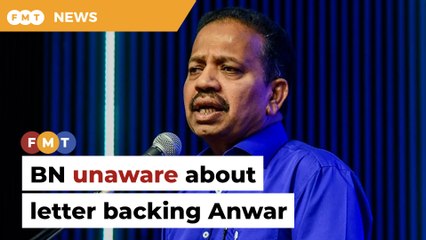 Zahid told Istana that BN backing Anwar, says Vigneswaran