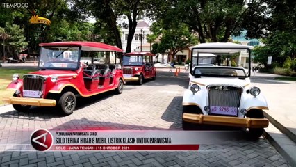 Download Video: Uji Coba Mobil Wisata, Gibran Rakabuming Terima Hibah Mobil Listrik