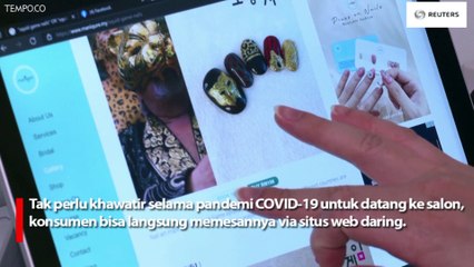 Desain Unik Squid Game Ala Salon Kuku di Malaysia