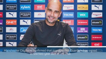 Breaking News - Guardiola signs new City deal