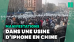 Manifestations dans la plus grande usine d'iPhone de Chine