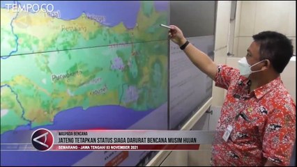 Musim Penghujan, Jateng Tetapkan Status Siaga Darurat Bencana