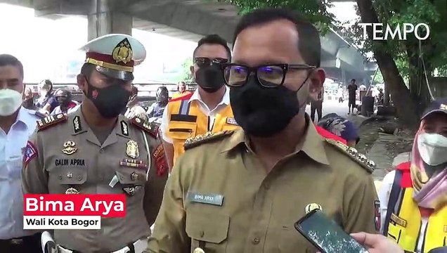 Pengumuman Warga Bogor Kendaraan Roda 4 Dilarang Melintas di Jalan Sholeh Iskandar