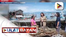 US VP Kamala Harris, kinilala ang pagsisikap ng mga mangingisda sa kanyang pagbisita sa Puerto Princesa, Palawan