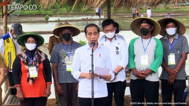Presiden Jokowi: Tahun Ini Indonesia Belum Pernah Impor Beras