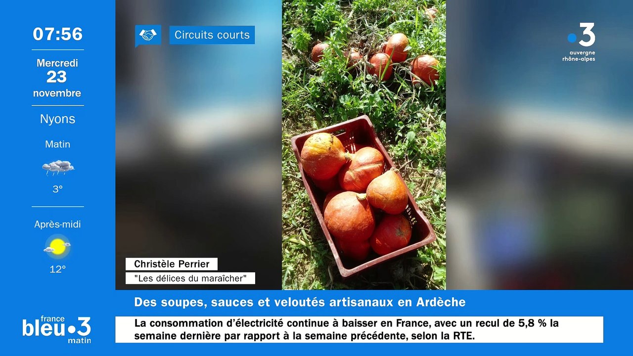 À Peaugres, Les Délices du Maraicher, des légumes, soupes, veloutés et conserves Bio
