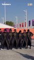 رقص عربي من أمام ستاد خليفة الدولي قبل مباراة ألمانيا واليابان