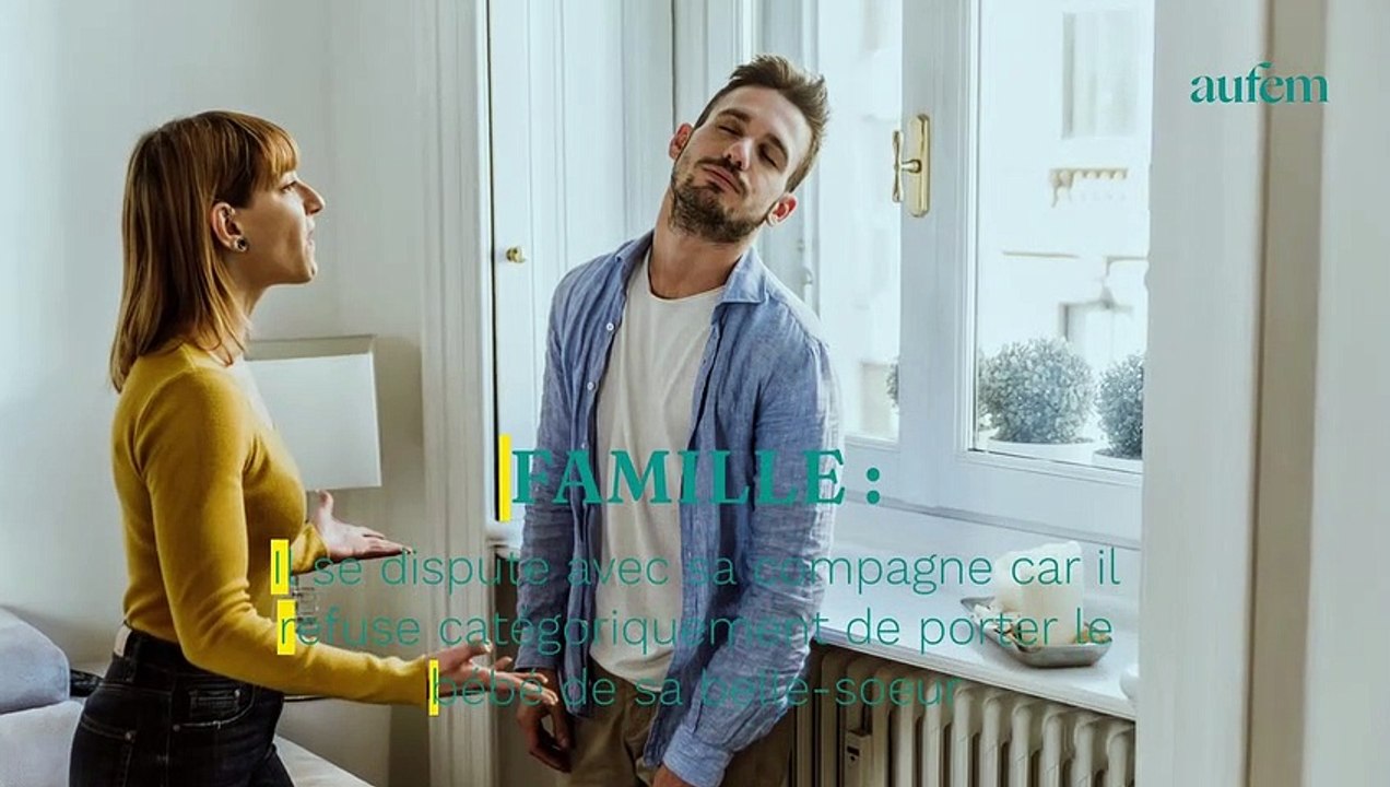 Il se dispute avec sa compagne car il refuse catégoriquement de porter le bébé de sa belle-soeur