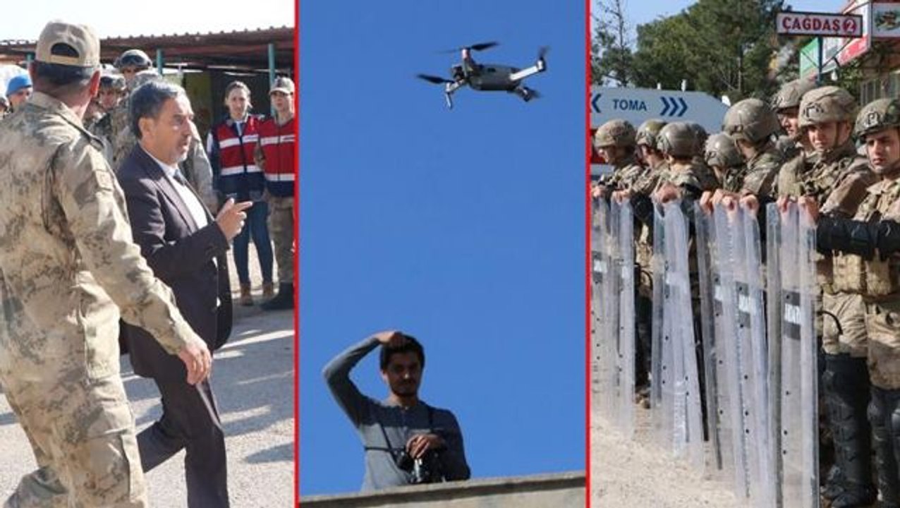 Pençe-Kılıç Harekatı'nı protesto etmek isteyen...